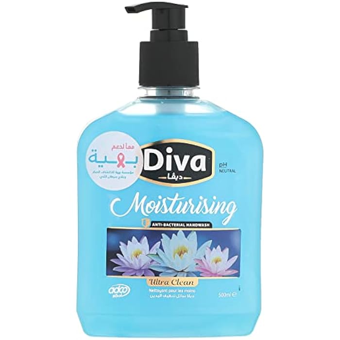 Diva liquid hand soap 500 ml ultra clean - Image 1